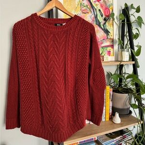 BDG Cable Knit Fisherman Sweater
